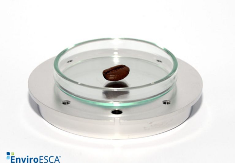 XPS surface analysis of a coffee bean with EnviroESCA