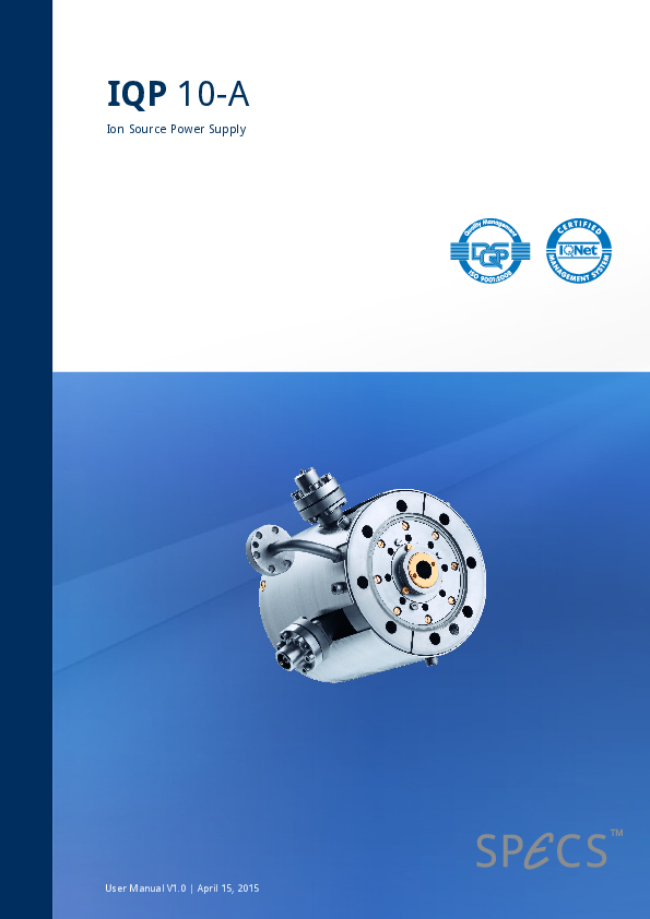 IQP 10-A Ion Source Power Supply IQP 10-A Ion Source Power Supply