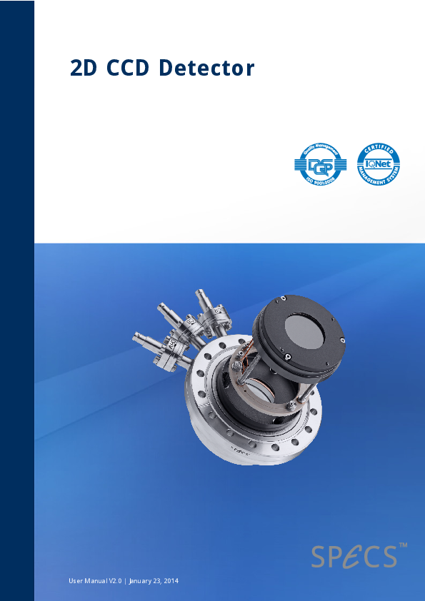 2D CCD Detector 2D CCD Detector