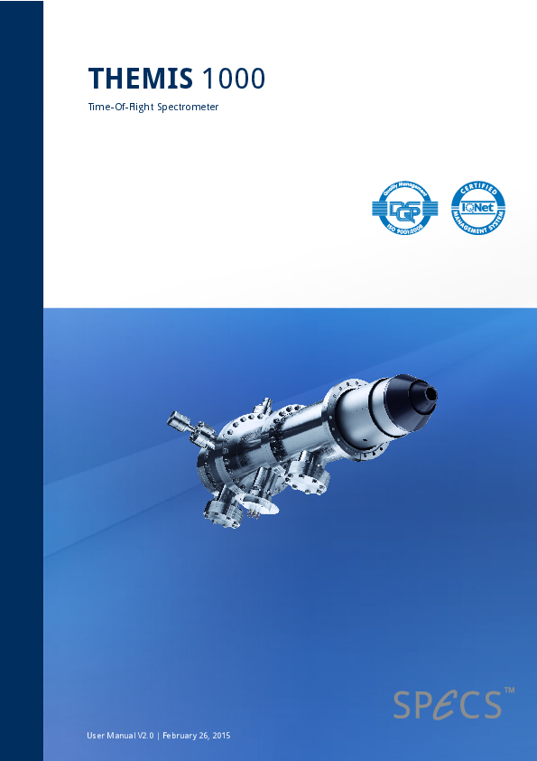 THEMIS 1000 Time-Of-Flight Spectrometer THEMIS 1000 Time-Of-Flight Spectrometer