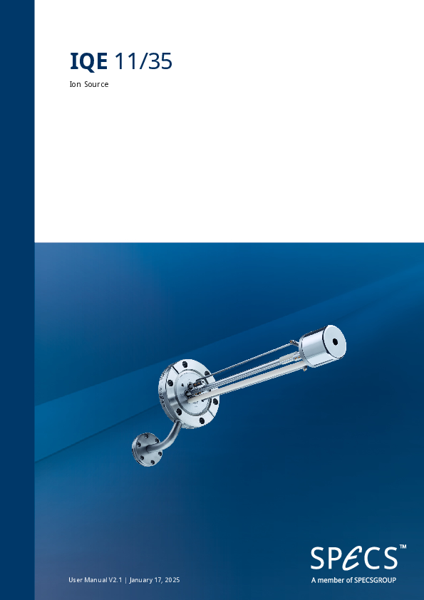 IQE 11/35 Ion Source IQE 11/35 Ion Source