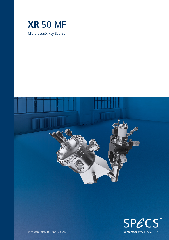 XR 50 MF Microfocus X-Ray Source