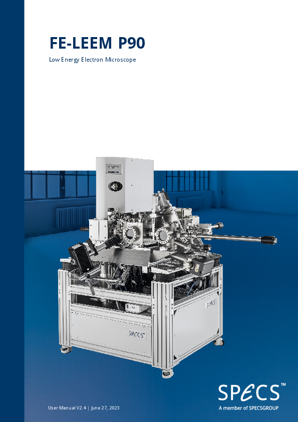 FE-LEEM P90 Low Energy Electron Microscope FE-LEEM P90 Low Energy Electron Microscope