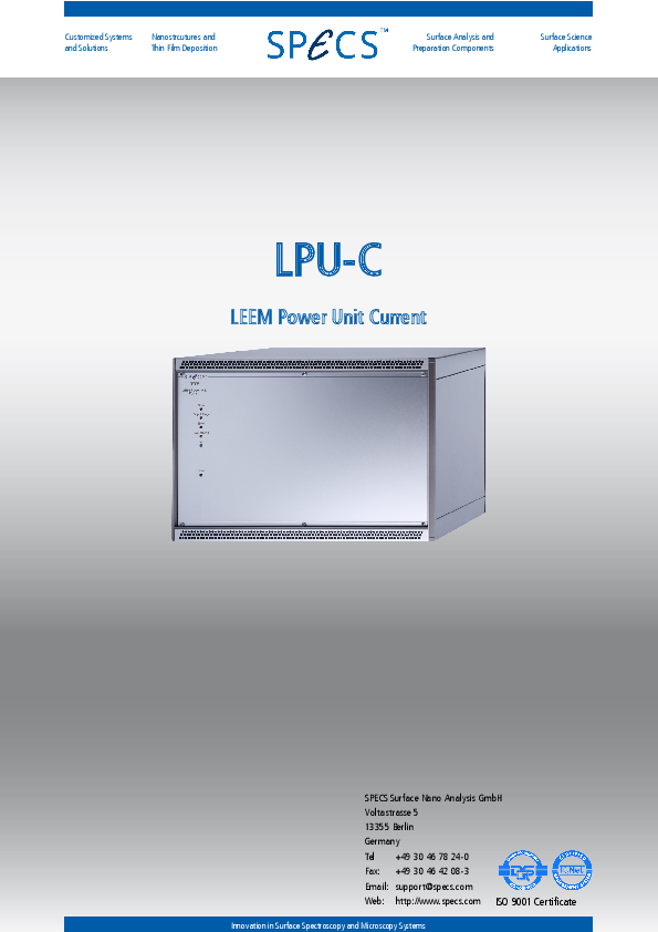 LPU-C LEEM Power Unit Current LPU-C LEEM Power Unit Current