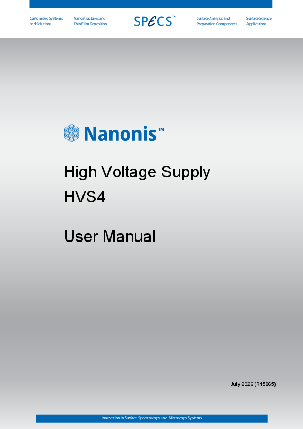 Nanonis High Voltage Supply HVS4