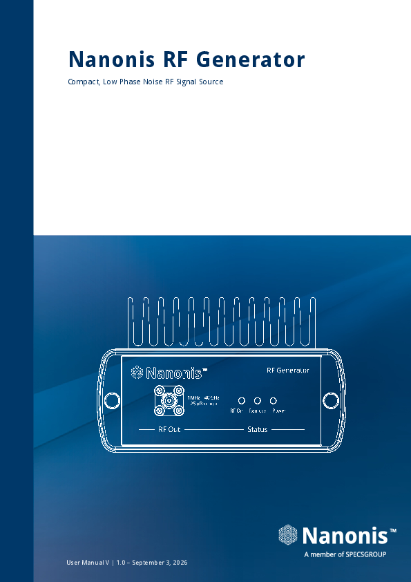 Nanonis RF Generator