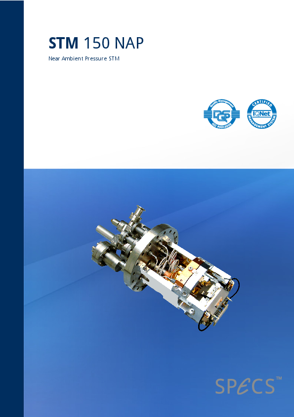 STM 150 NAP Near Ambient Pressure STM STM 150 NAP Near Ambient Pressure STM